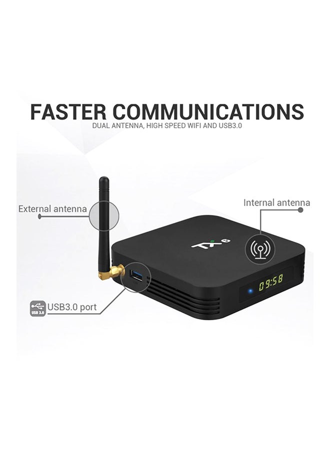 Tx6 Android 9.0 Smart 4K Tv Box TX6 Black - Image 4