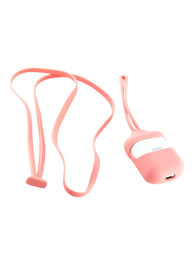Capsule - Protective Case With Strap For Apple AirPods Pink - Image 1