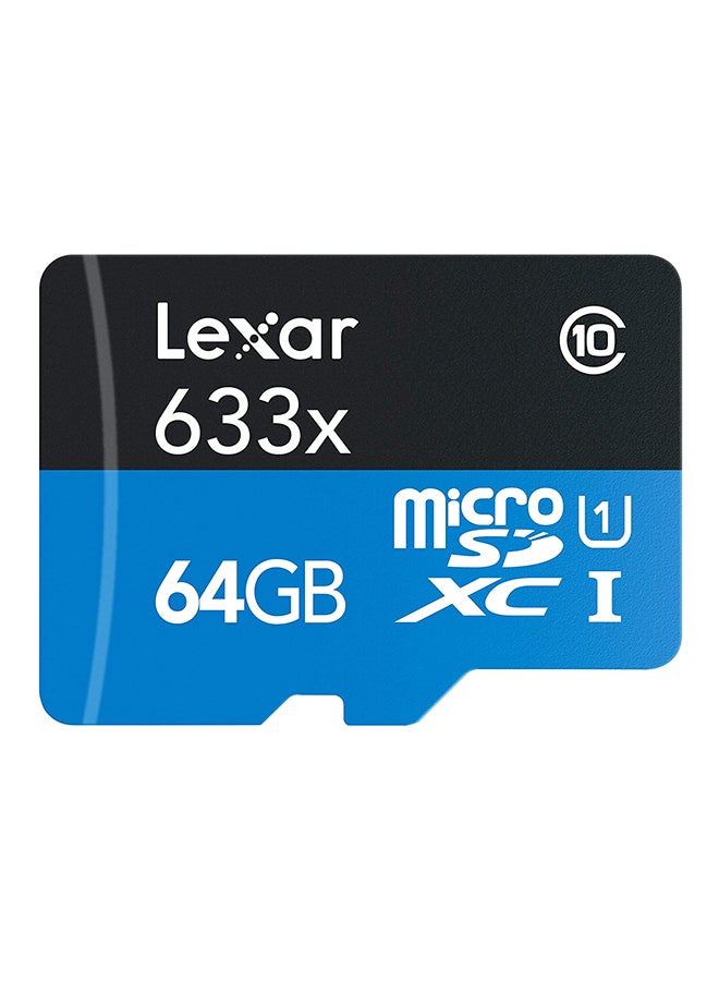 High-Performance 633x Micro SDXC UHS-I  265gb Class 10 Card And Adapter Black/Blue - v1575625826/N27290133A_3