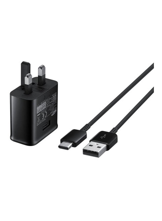 سامسونج شاحن هاتف سريع تكيفي بمنفذ Type-C أسود - Image 4