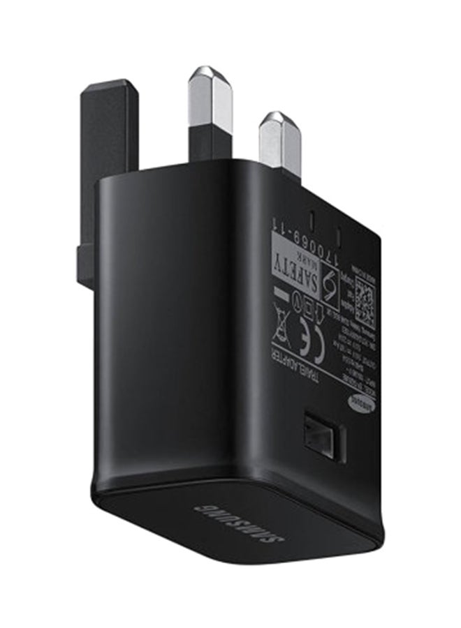 سامسونج شاحن هاتف سريع تكيفي بمنفذ Type-C أسود - Image 2