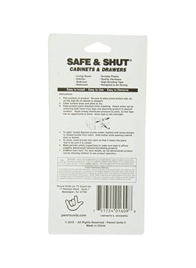 Parent Units Safe And Shut End Cabinet And Drawer Lock - Image 2