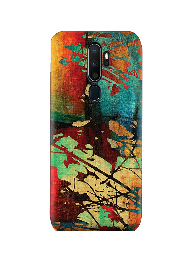 غطاء حماية واق لهاتف أوبو A9 2020 مزين بنمط فن الغرنج الكلاسيكي