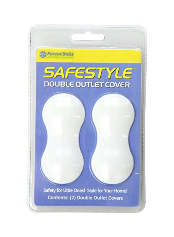 Parent Units 2-Piece Safestyle Double Outlet Cover Set - Image 1