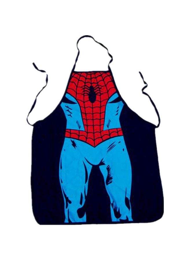 Spiderman Pattern Apron Blue/Red/Black 55x37cm