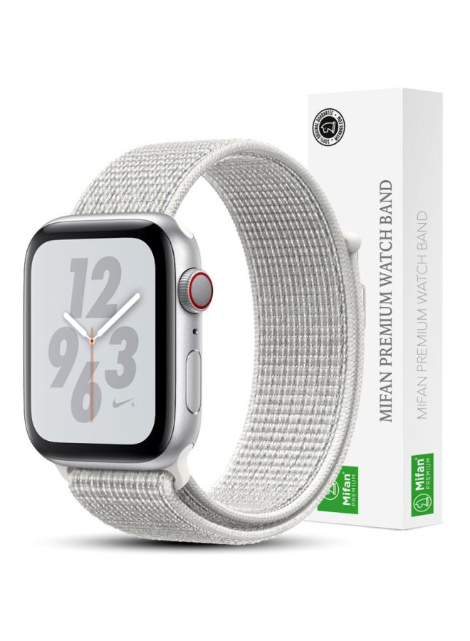Mifan - Replacement Band For Apple Watch Series 1/2/3/4 White - Image 1