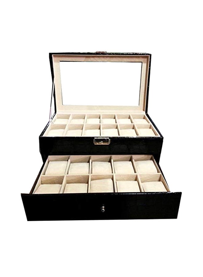 22 Compartments Watch Box 