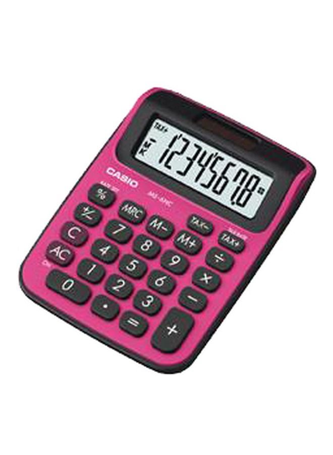 CASIO Mini Desktop Calculator Pink/Brown 