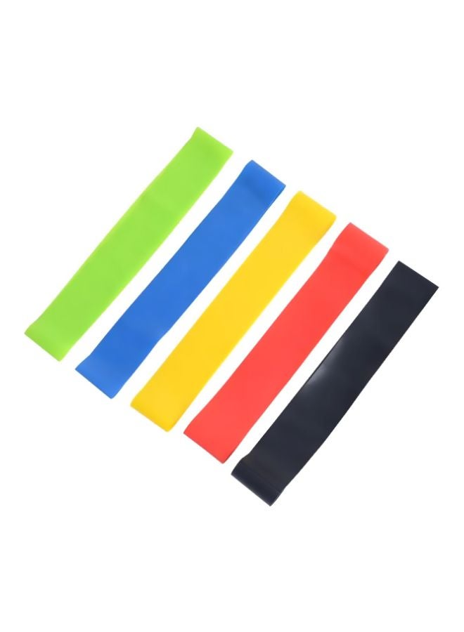 5-Piece Yoga Straps Resistance Loop Exercise Fitness Bands 5x Power - Image 1