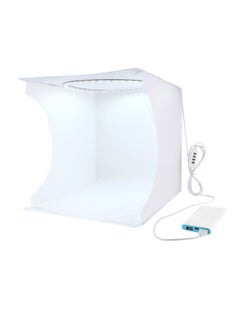 Foldable Lighting Softbox With Backdrop White