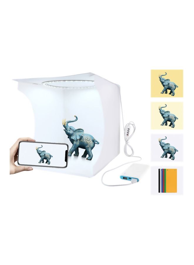 PULUZ - Foldable Lighting Softbox With Backdrop White - Image 1