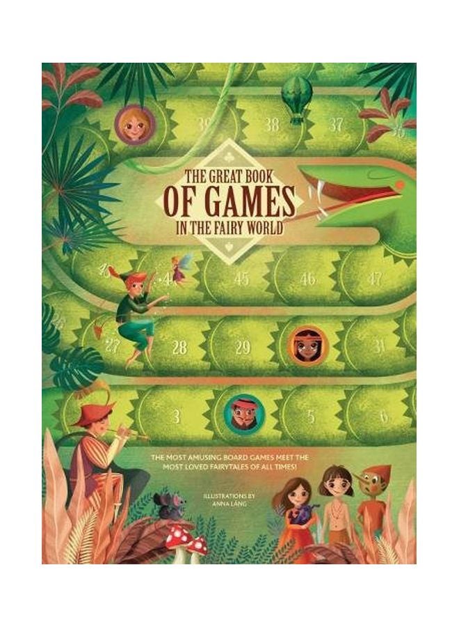 Great Book Of Games In The Fairy World Hardcover English by Anna Lang - 43405 