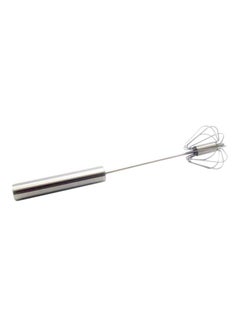 Semi-Automatic Egg Beater Silver One Size