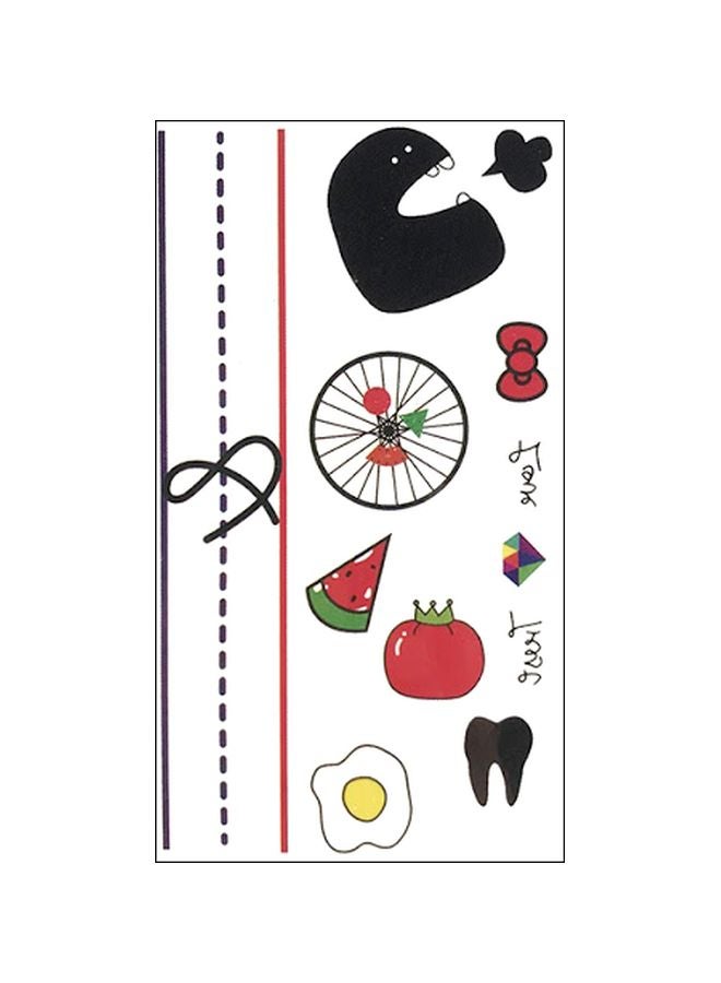 Temporary Tattoo Sticker Multicolour