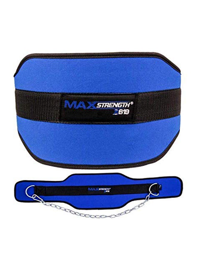 Max Strength Adjustable Weight Lifting Dipping Belt With Chain - Image 1