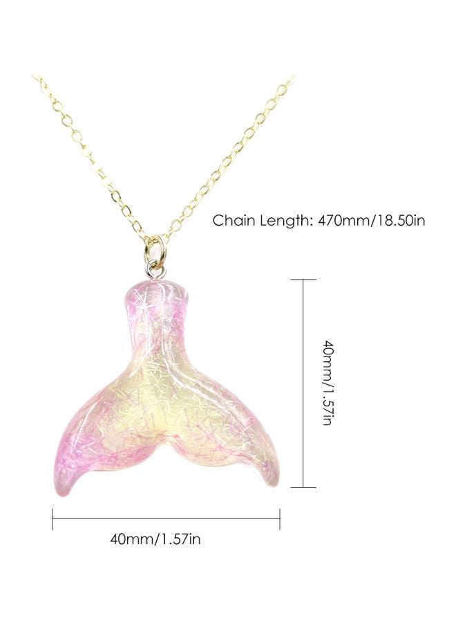Mermaid Fish Tail Pendant Necklace  - Image 2