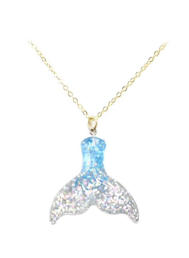 Mermaid Fish Tail Pendant Necklace 