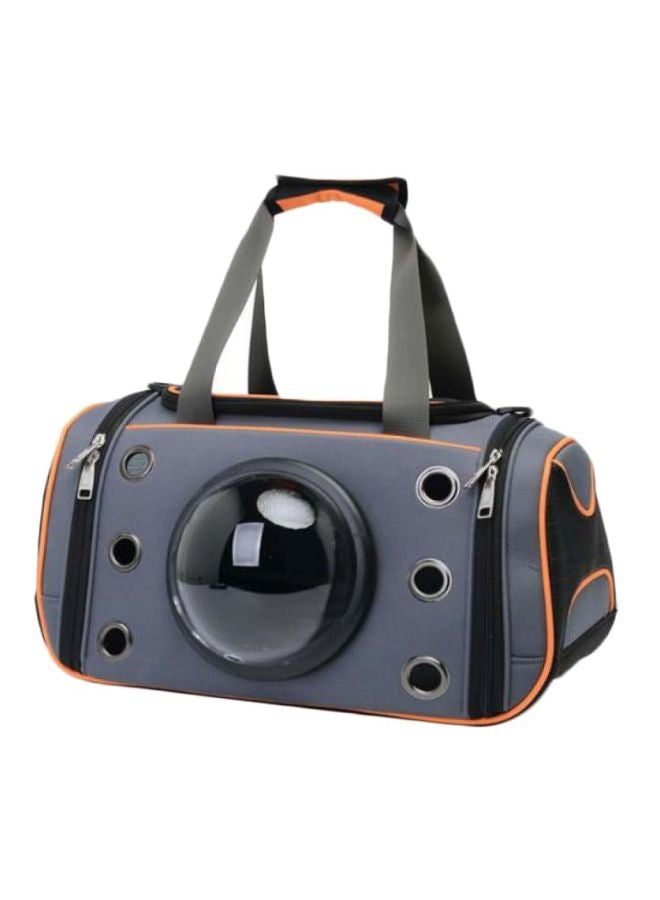 Generic Pet Carrying Shoulder Bag Grey/Orange/Black - Image 1