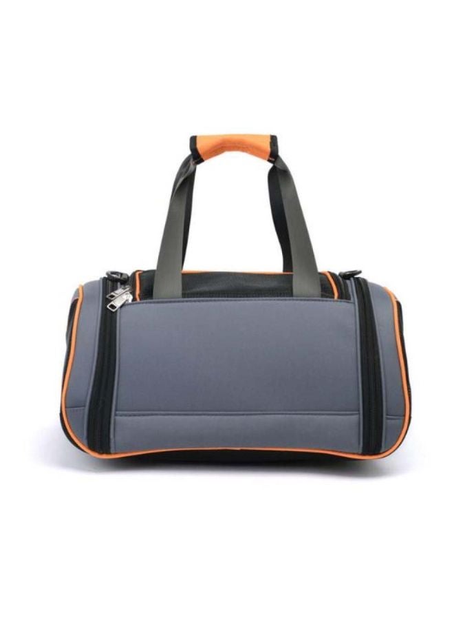 Generic Pet Carrying Shoulder Bag Grey/Orange/Black - Image 2