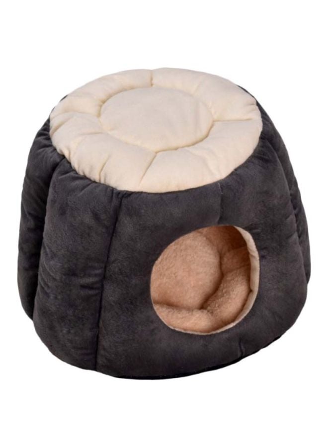 Generic Tree Block Designed Winter Kennel Black/Brown/Grey - Image 1