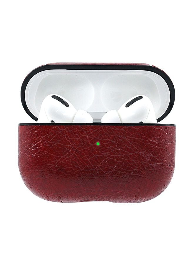 TOEON Protective Case Cover For Apple AirPods Pro Red 