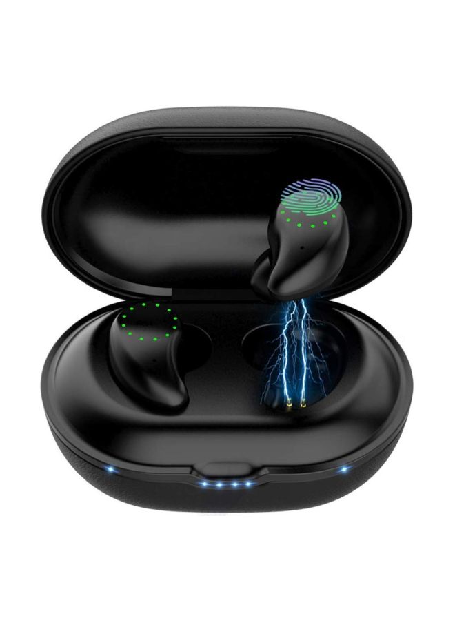Rock Pow Wireless In-Ear Headphones With Mic Black  - Image 2