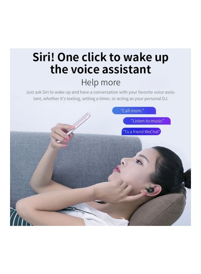 Generic - Wireless In-Ear Earphones With Mic Black - Image 1