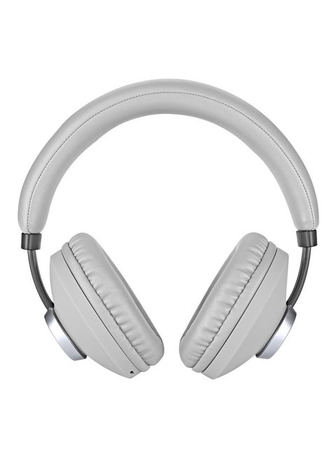 Wireless Over-Ear Headphones With Mic Grey