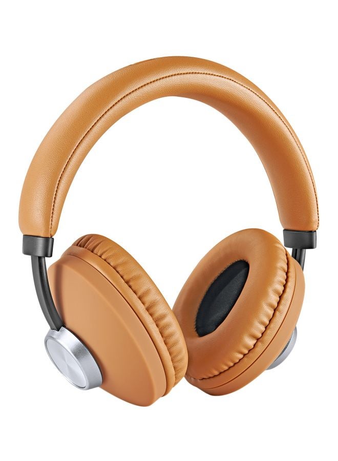 SODO Wireless Over-ear Headphone With Mic Brown  - Image 1