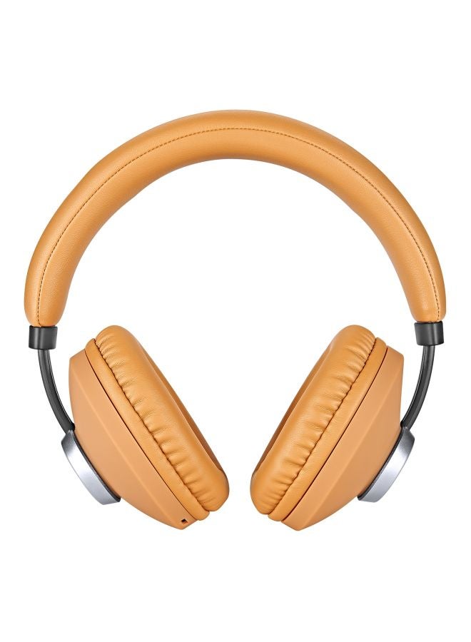 SODO Wireless Over-ear Headphone With Mic Brown  - Image 2