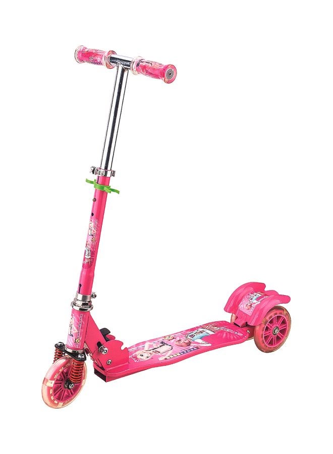 Cool Baby 2 Wheels Foldable Scooters Pink - Image 1