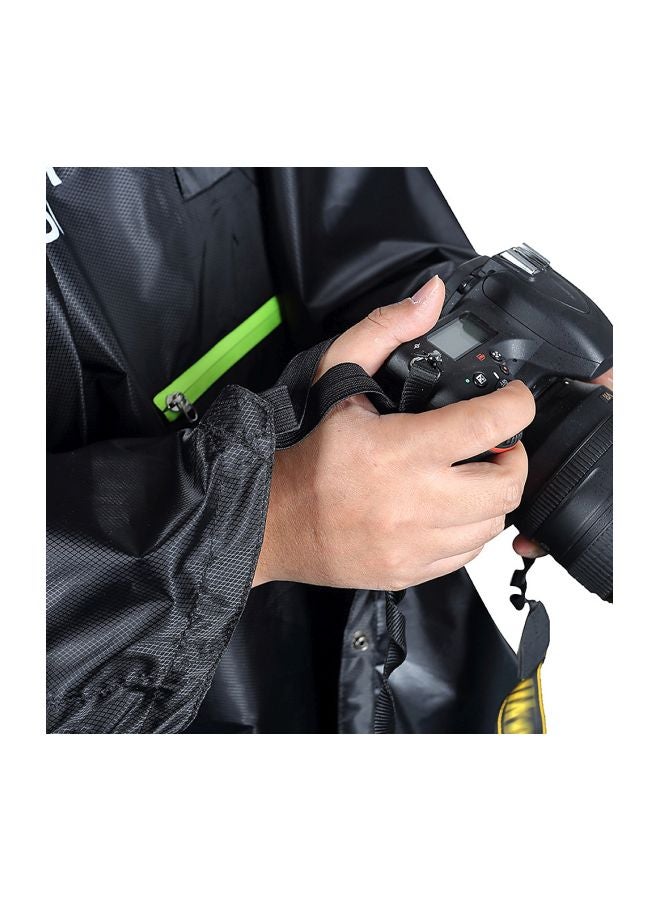 Generic Reflective Strips Poncho Hooded Raincoat - Image 2