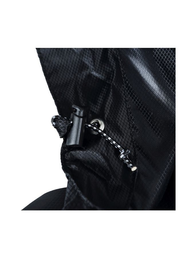 Generic Reflective Strips Poncho Hooded Raincoat - Image 3