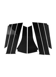 8-Piece Decorative Car Window B-Pillar Sticker
