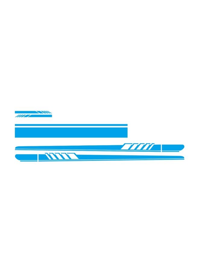 Generic 5-Piece Stripes Sticker Set For Racing Decals 