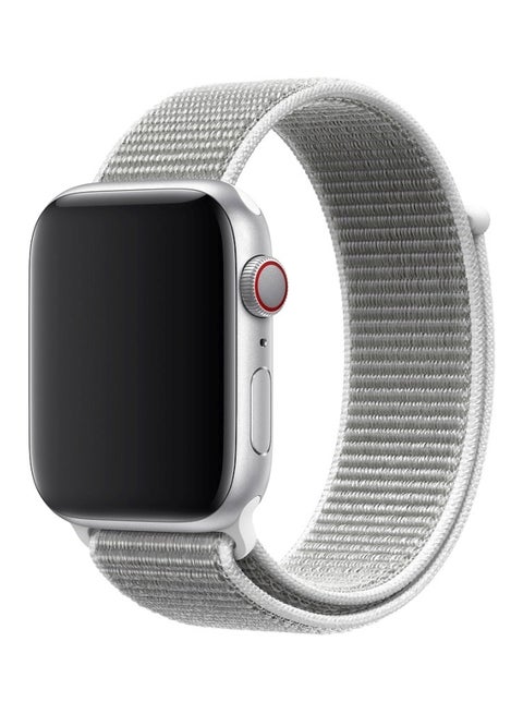 Nylon Band for Apple Watch  49mm 45mm 44mm 42mm Compatible with iWatch Strap Series Ultra2/Ultra/8/7/6/5/4/3/2/1/SE/SE2 Grey
