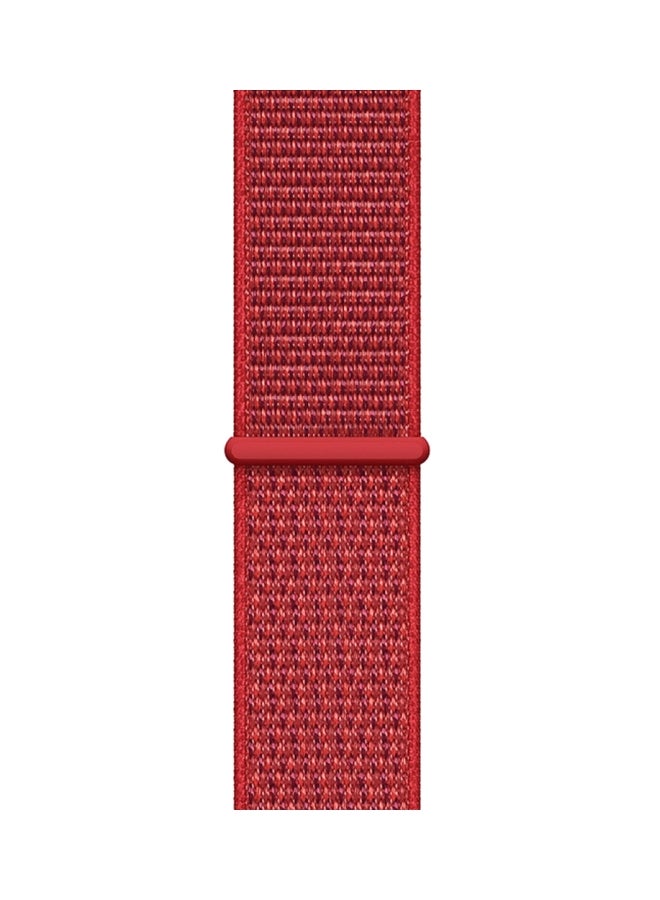 MARGOUN - Nylon Band for Apple Watch  49mm 45mm 44mm 42mm Compatible with iWatch Strap Series Ultra2/Ultra/8/7/6/5/4/3/2/1/SE/SE2 Red - Image 1