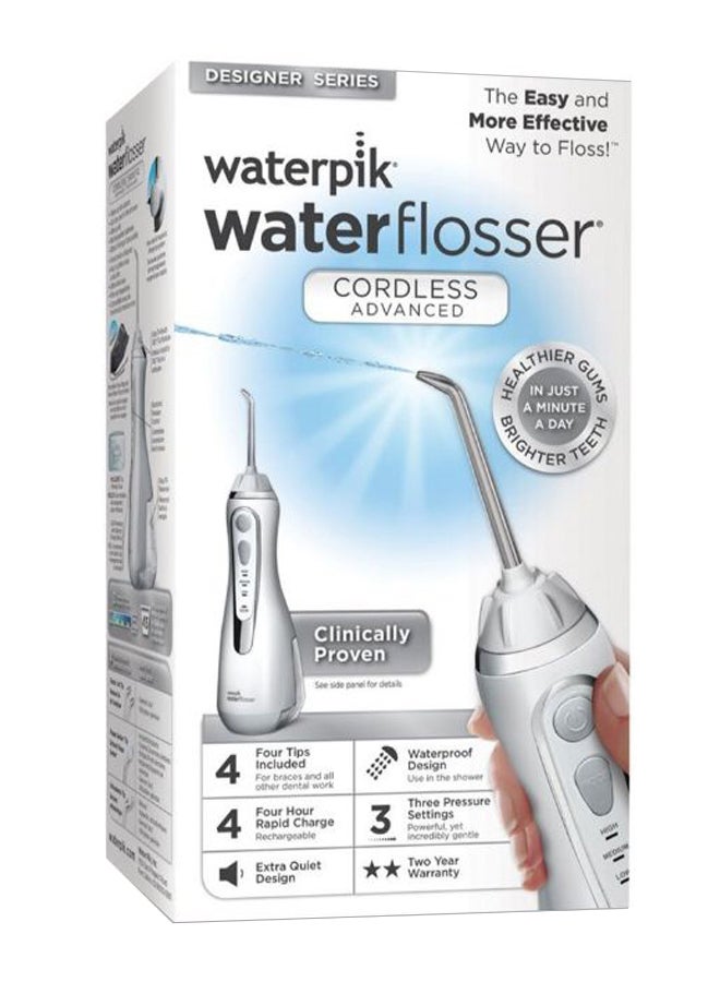 Waterpik - Cordless Advanced Water Flosser Silver - Image 1
