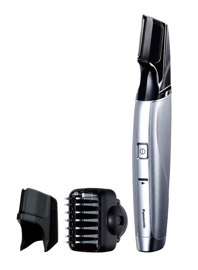 باناسونيك Rechargeable Trimmer With Trimming And Detail Head Silver/Black  - Image 1