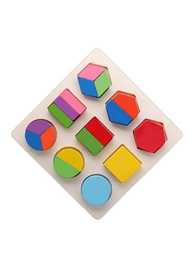 LW Wooden Geometry Building Blocks Puzzle - C - Image 2