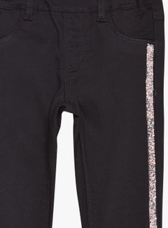 NAME IT Girls Embellished Jeggings Black  - Image 3