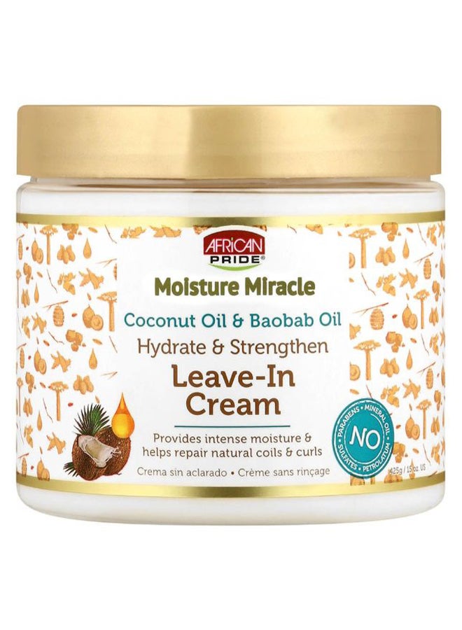 African Pride Hydrate And Strengthen Leave-In Hair Cream 425grams 