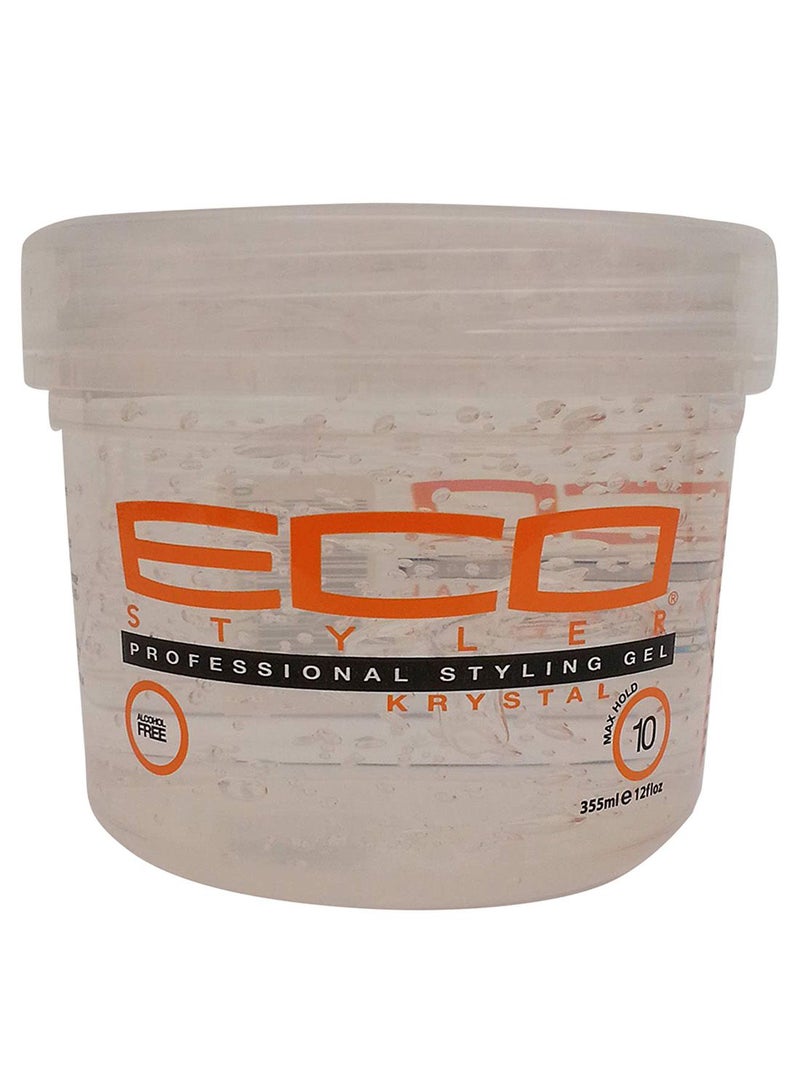 Krystal Maximum Professional Styling Hair Gel Clear 355ml