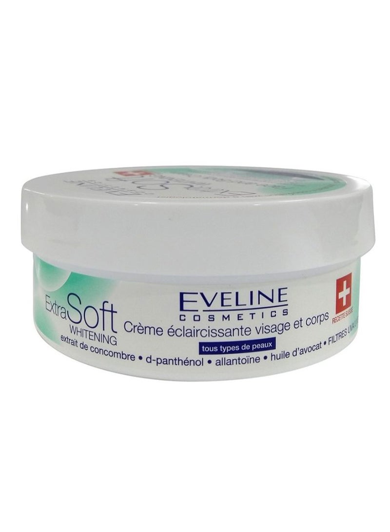 Eveline Extra Soft Body And Face Whitening Cream 200ml - Image 2