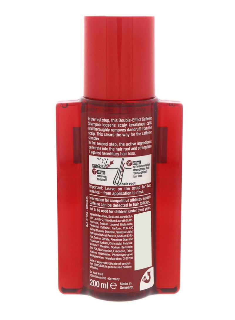 Double Effect Caffeine Shampoo 200ml
