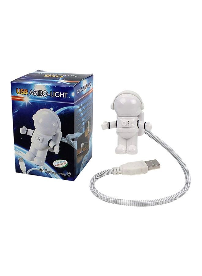 Mini Spaceman Astronaut USB LED Night Light White  - Image 1
