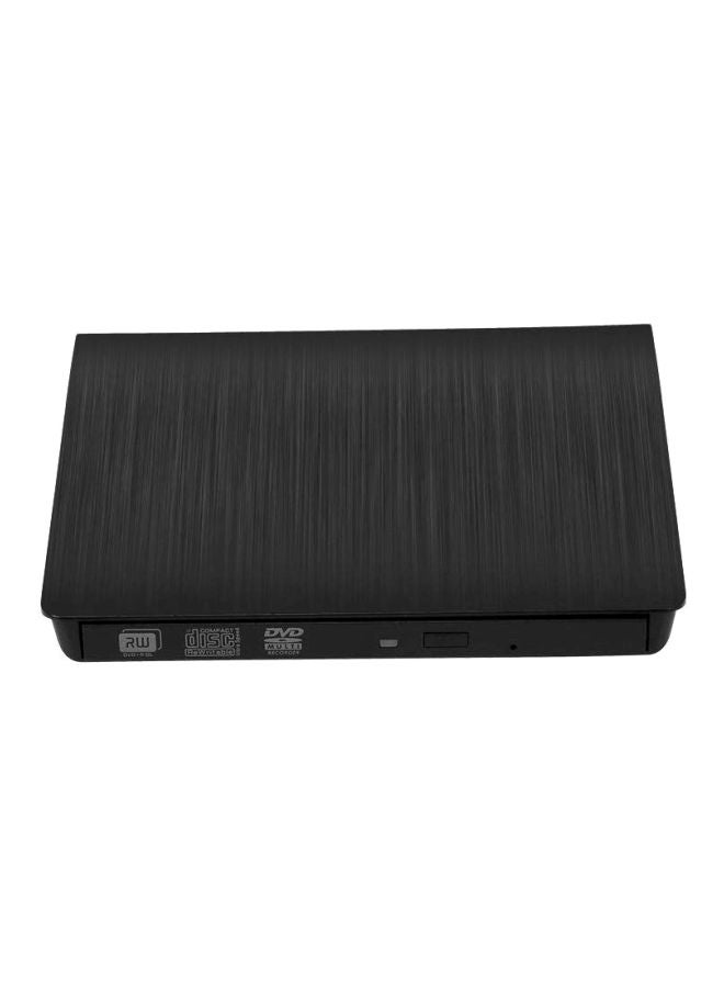محرك أقراص DVD محمول بمنفذ USB أسود - Image 1