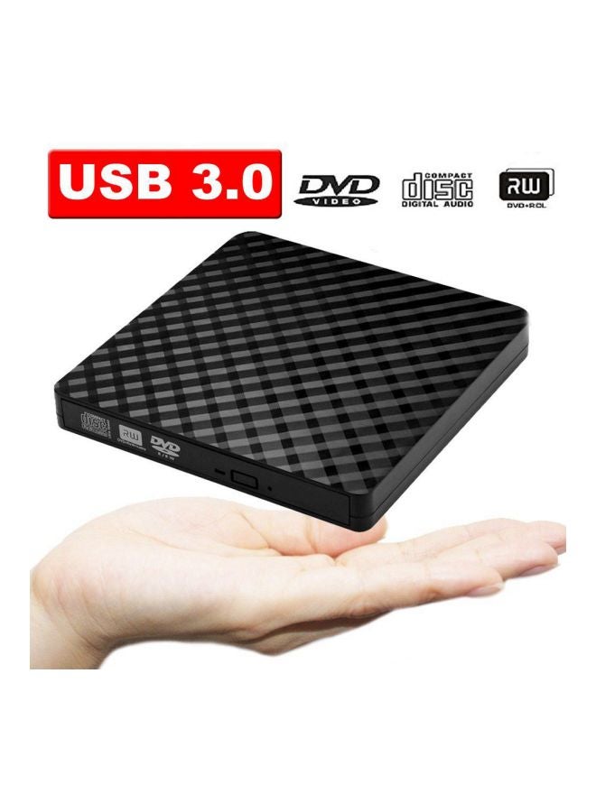 Portable USB DVD Drive Black  - Image 3