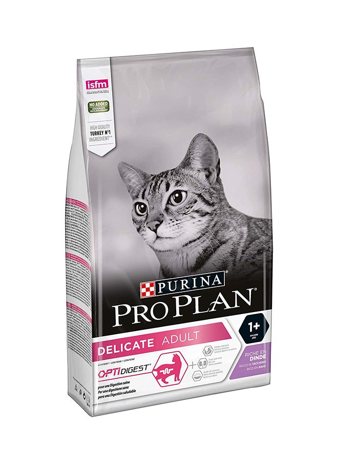 Delicate Turkey Dry Adult Cat Food Brown 1.5 kg - v1575881411/N32571529A_1