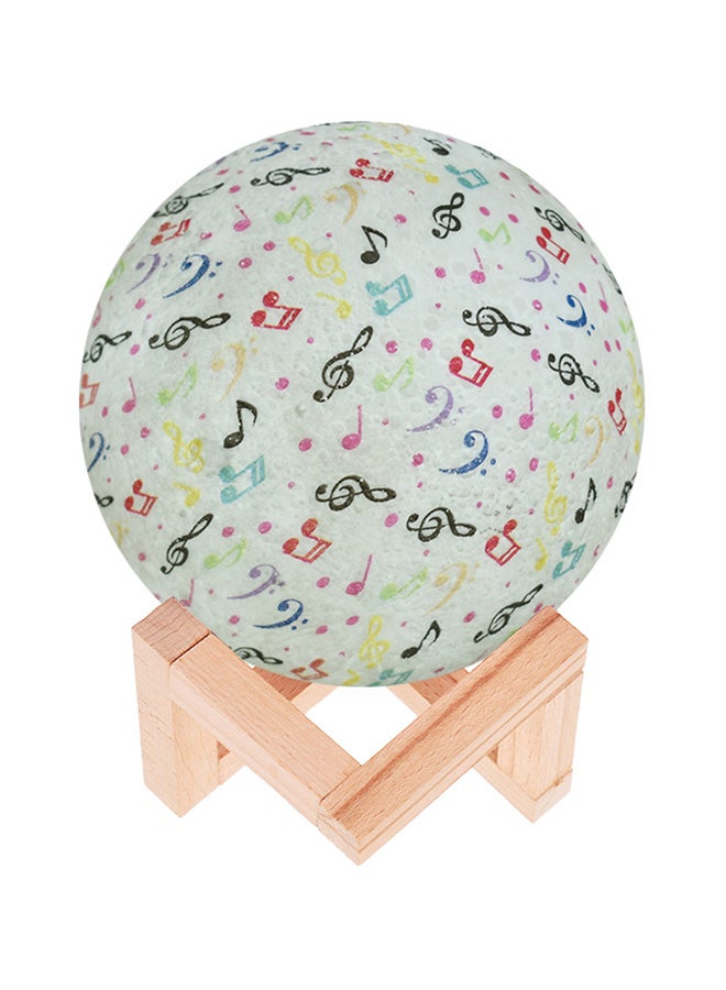 3D Printed USB Rechargeable Moon Lamp With Touch Control Multicolour 5.9inch - Image 1